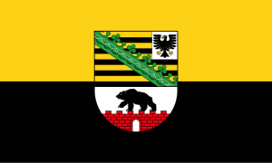 Sasko-Anhaltsko Flagge