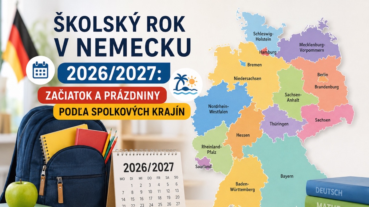 🎒 Školský rok v Nemecku 2026/2027: začiatok a prázdniny podľa spolkových krajín