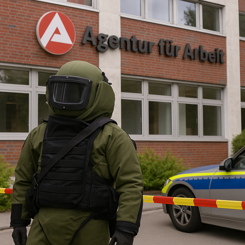 Bombová hrozba voči pracovnej agentúre v Mühldorfe ,Aká je aktuálna situácia ohrozenia?